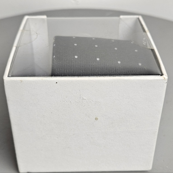 Calvin Klein, Black. Micro Dot Tie. Brand New, One Size - Picture 4 of 7